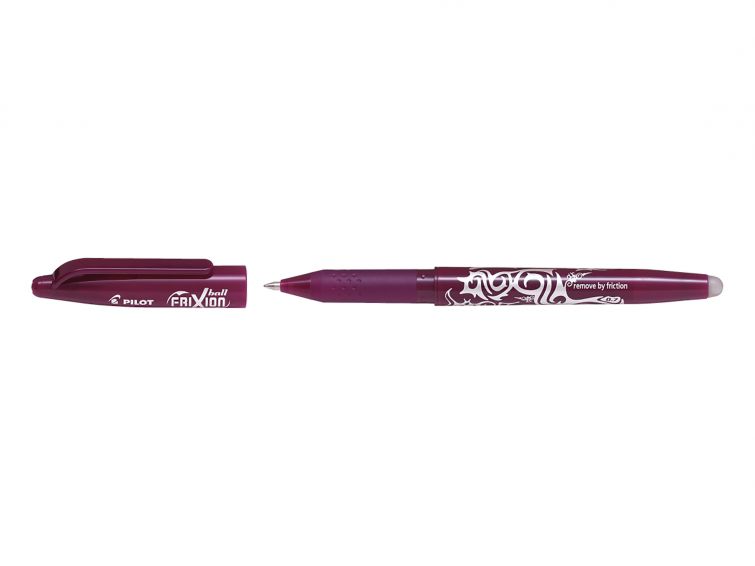 Pilot Frixion Ball Penna Roller Cancellabile, 12 penne Vino rosso